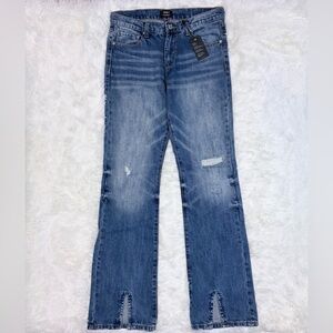Forever 21 Slim Flare Mid Rise Jeans